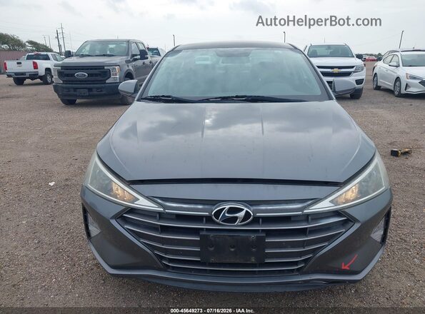 5NPD74LF1KH475991 2019 HYUNDAI ELANTRA Gray Widok wnętrza z tyłu