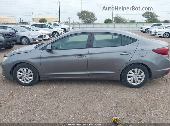 5NPD74LF1KH475991 2019 HYUNDAI ELANTRA Gray 