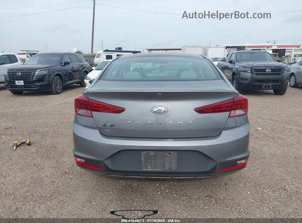 5NPD74LF1KH475991 2019 HYUNDAI ELANTRA Gray 