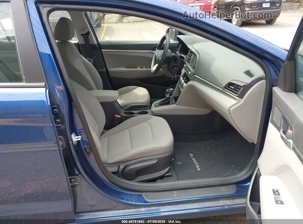5NPD74LF1KH488904 2019 HYUNDAI ELANTRA Blue Սալոնի դիմացի տեսք