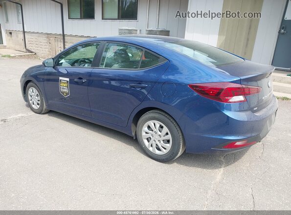 5NPD74LF1KH488904 2019 HYUNDAI ELANTRA Blue Հետևի ձախ