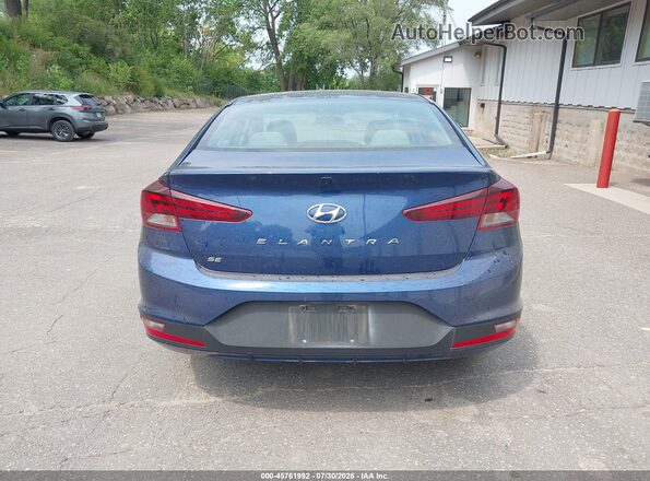 5NPD74LF1KH488904 2019 HYUNDAI ELANTRA Blue 