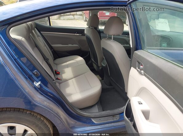 5NPD74LF1KH488904 2019 HYUNDAI ELANTRA Blue VIN կոդի պիտակի տեսք