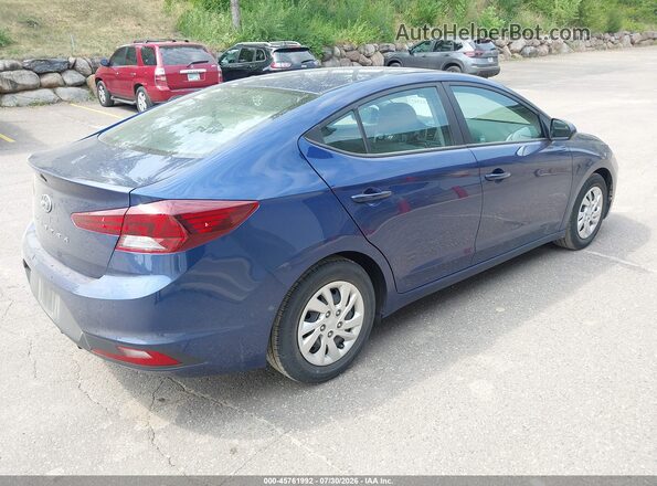 5NPD74LF1KH488904 2019 HYUNDAI ELANTRA Blue Հետևի աջ