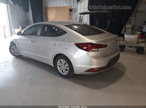 5NPD74LF1KH489194 2019 HYUNDAI ELANTRA Silver Задня ліва чверть