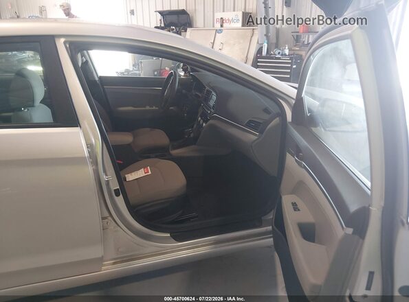 5NPD74LF1KH489194 2019 HYUNDAI ELANTRA Silver Вид салону спереду
