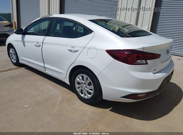 5NPD74LF1KH492886 2019 HYUNDAI ELANTRA White Задня ліва чверть