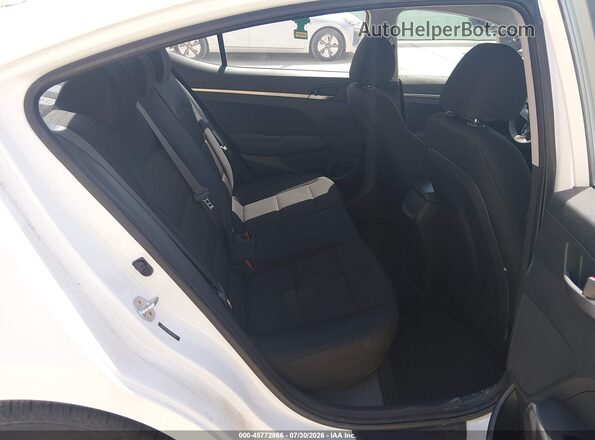 5NPD74LF1KH492886 2019 HYUNDAI ELANTRA White Вид наклейки з VIN-кодом