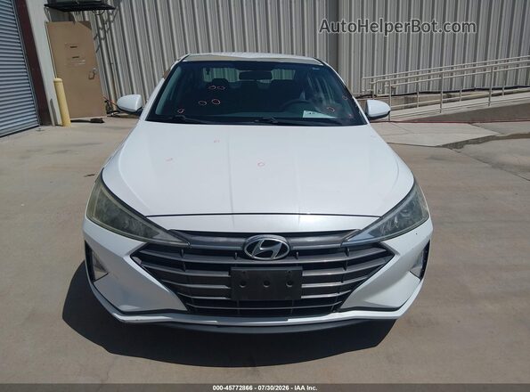 5NPD74LF1KH492886 2019 HYUNDAI ELANTRA White 
