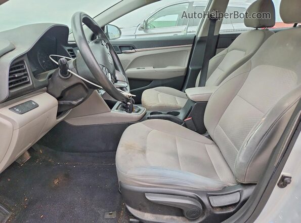 5NPD74LF1KH492967 2019 HYUNDAI ELANTRA Silver Սալոնի դիմացի տեսք
