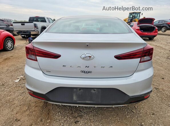 5NPD74LF1KH492967 2019 HYUNDAI ELANTRA Silver Հետևի տեսք