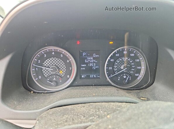 5NPD74LF1KH492967 2019 HYUNDAI ELANTRA Silver Սարքավորումների վահանակի տեսք