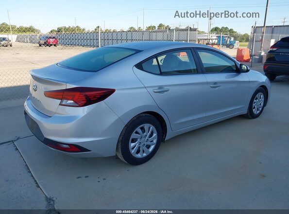5NPD74LF1KH493083 2019 HYUNDAI ELANTRA Silver Задня права чверть