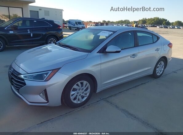 5NPD74LF1KH493083 2019 HYUNDAI ELANTRA Silver Передня ліва чверть