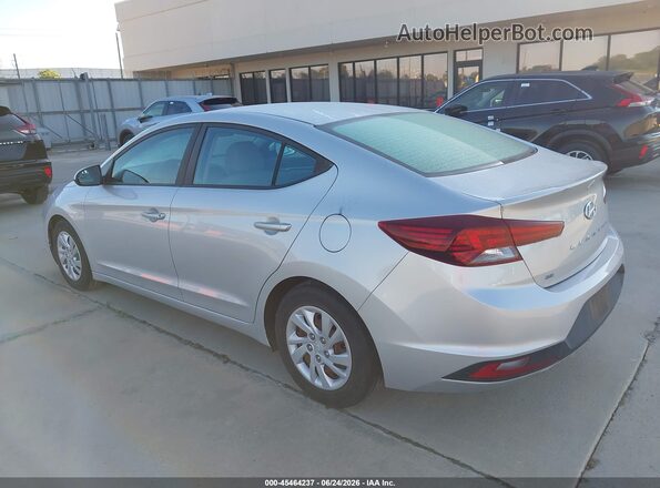 5NPD74LF1KH493083 2019 HYUNDAI ELANTRA Silver Задня ліва чверть