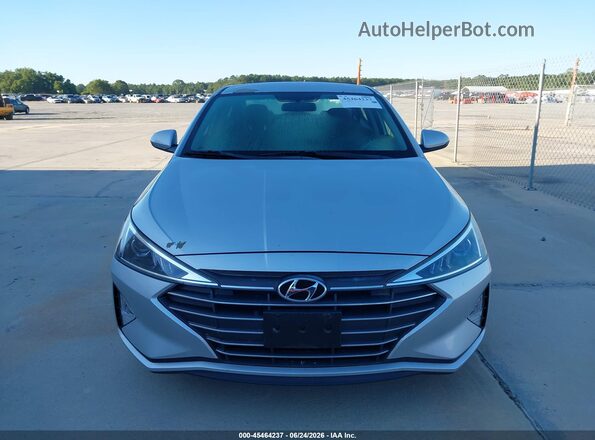 5NPD74LF1KH493083 2019 HYUNDAI ELANTRA Silver Вид щитка приладів