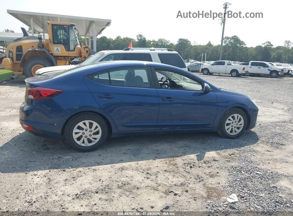 5NPD74LF1KH493830 2019 HYUNDAI ELANTRA Blue 