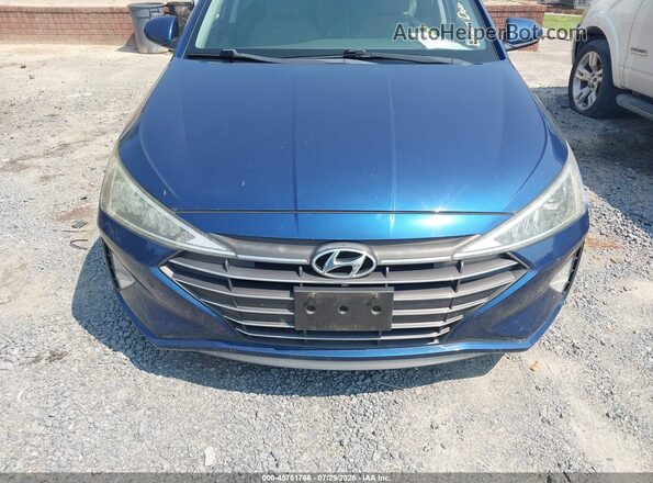 5NPD74LF1KH493830 2019 HYUNDAI ELANTRA Blue Панорамний вид салону 360°