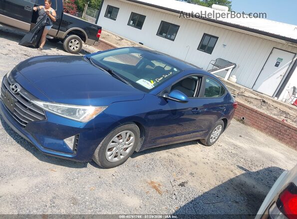 5NPD74LF1KH493830 2019 HYUNDAI ELANTRA Blue 