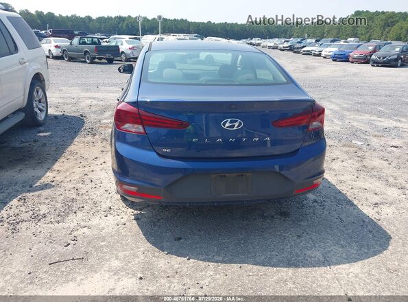 5NPD74LF1KH493830 2019 HYUNDAI ELANTRA Blue 