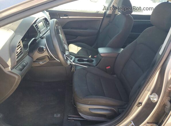 5NPD74LF1LH503581 2020 HYUNDAI ELANTRA Серый Вид салона спереди