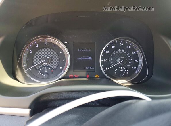 5NPD74LF1LH503581 2020 HYUNDAI ELANTRA Серый Вид щитка приборов