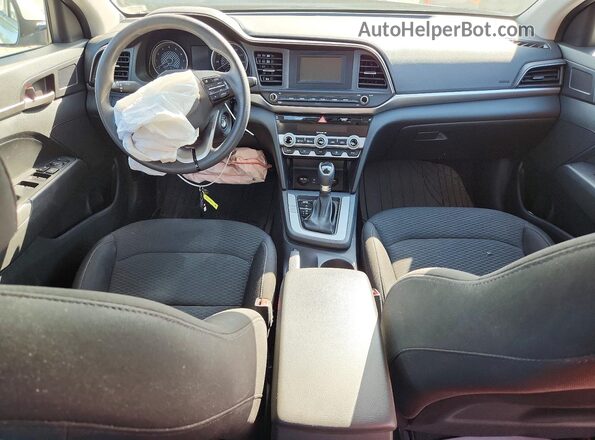 5NPD74LF1LH514774 2020 HYUNDAI ELANTRA Silver Widok deski rozdzielczej