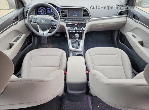 5NPD74LF1LH536841 2020 HYUNDAI ELANTRA Серый Вид панели приборов