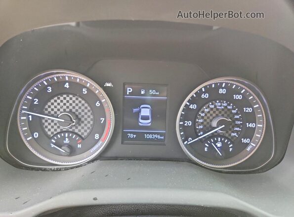 5NPD74LF1LH536841 2020 HYUNDAI ELANTRA Серый Вид щитка приборов