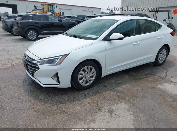 5NPD74LF1LH603356 2020 HYUNDAI ELANTRA Белый Передняя левая четверть