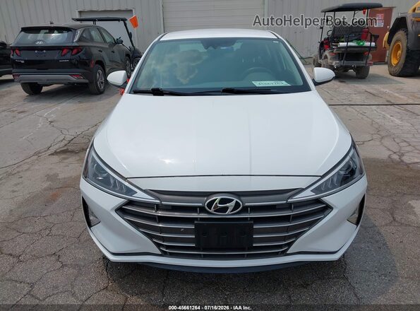 5NPD74LF1LH603356 2020 HYUNDAI ELANTRA Белый Вид щитка приборов