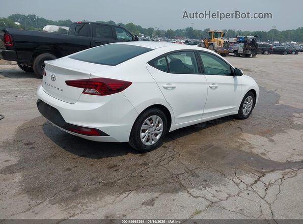 5NPD74LF1LH603356 2020 HYUNDAI ELANTRA Белый Задняя правая четверть