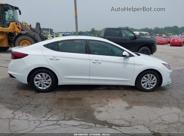 5NPD74LF1LH603356 2020 HYUNDAI ELANTRA Белый Вид задней части салона