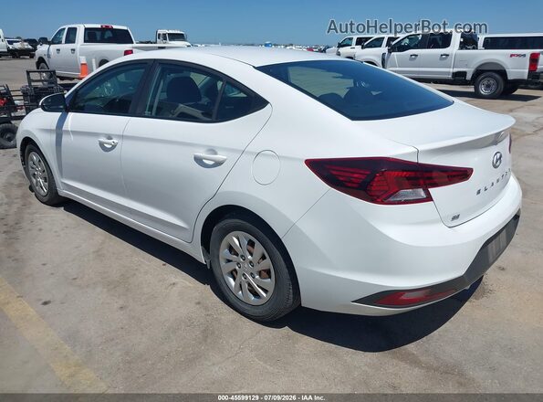 5NPD74LF1LH606760 2020 HYUNDAI ELANTRA White Trasero izquierdo