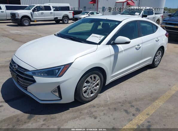 5NPD74LF1LH606760 2020 HYUNDAI ELANTRA White Vista tres cuartos delantera izquierda