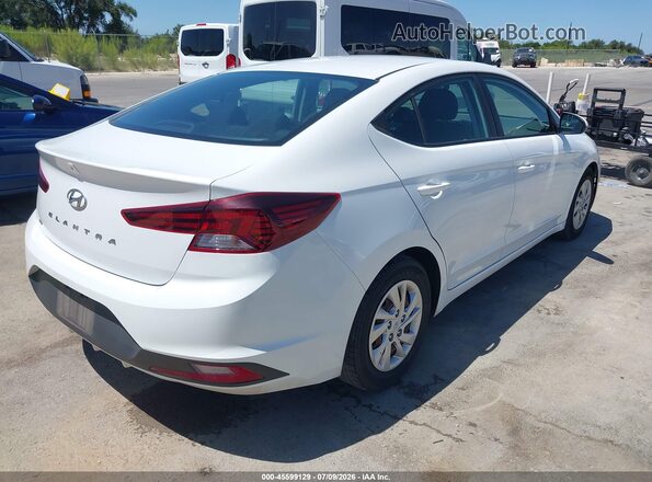 5NPD74LF1LH606760 2020 HYUNDAI ELANTRA White Trasero derecho