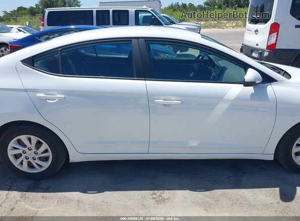 5NPD74LF1LH606760 2020 HYUNDAI ELANTRA White Vista interior trasera