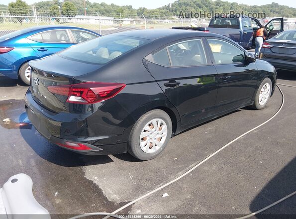 5NPD74LF1LH607018 2020 HYUNDAI ELANTRA Black Trasero derecho