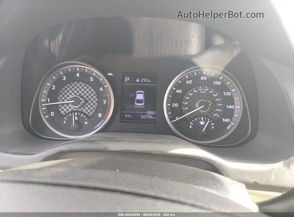5NPD74LF1LH607018 2020 HYUNDAI ELANTRA Black Vista de los asientos traseros
