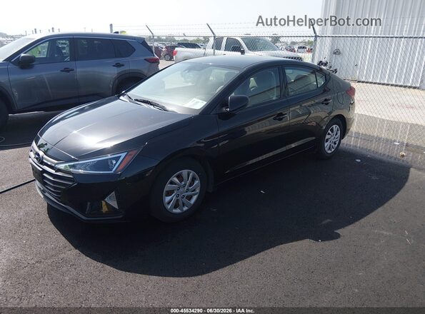 5NPD74LF1LH607018 2020 HYUNDAI ELANTRA Black Vista tres cuartos delantera izquierda