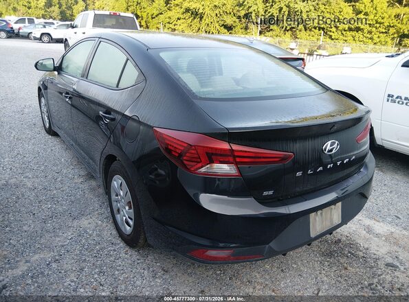 5NPD74LF1LH607424 2020 HYUNDAI ELANTRA Black Rear left