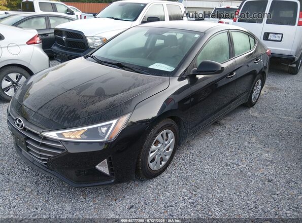 5NPD74LF1LH607424 2020 HYUNDAI ELANTRA Black Front left