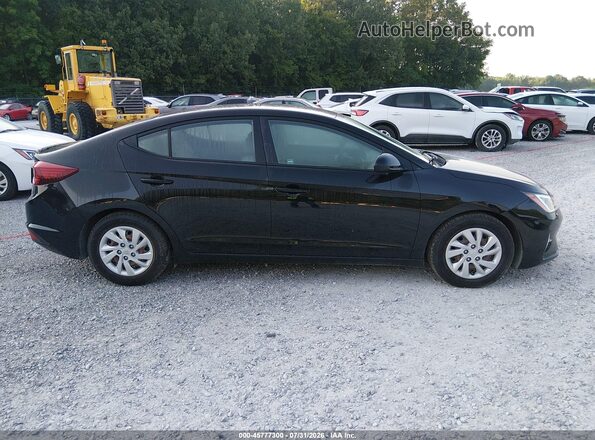 5NPD74LF1LH607424 2020 HYUNDAI ELANTRA Black Rear interior view