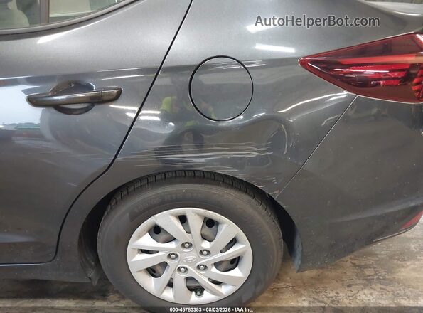 5NPD74LF1LH609030 2020 HYUNDAI ELANTRA Gray Սարքավորումների վահանակի տեսք