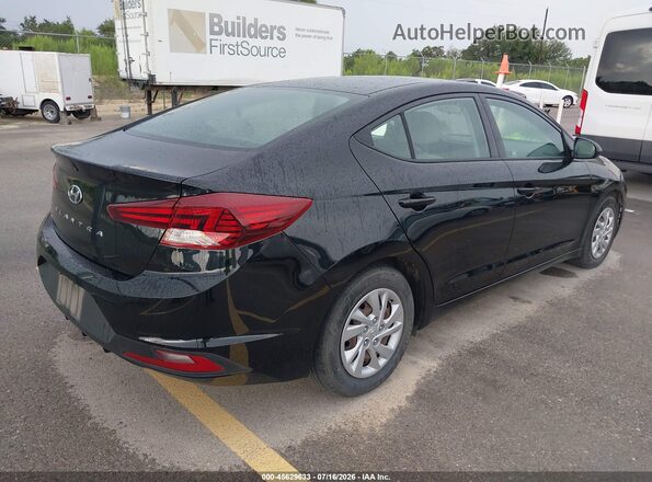 5NPD74LF1LH609271 2020 HYUNDAI ELANTRA Черный Задняя правая четверть