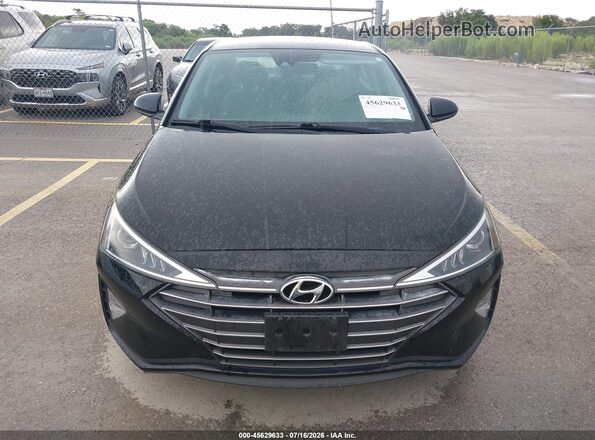 5NPD74LF1LH609271 2020 HYUNDAI ELANTRA Черный Вид щитка приборов