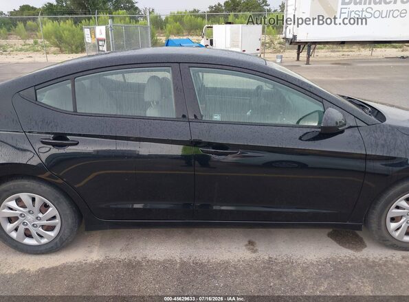 5NPD74LF1LH609271 2020 HYUNDAI ELANTRA Черный Вид задней части салона