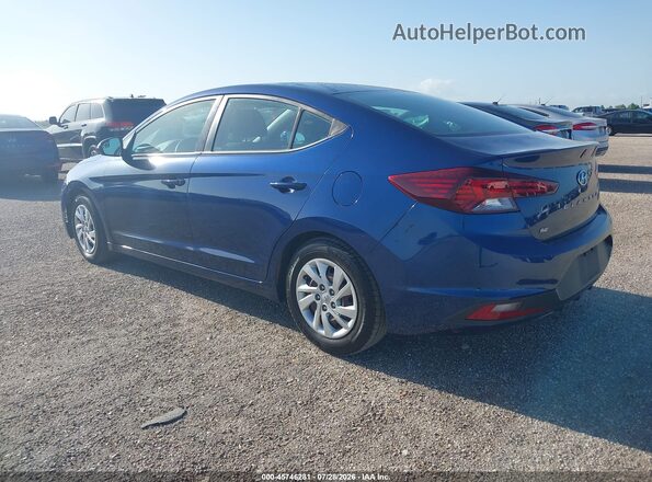 5NPD74LF1LH609481 2020 HYUNDAI ELANTRA Blue Задня ліва чверть
