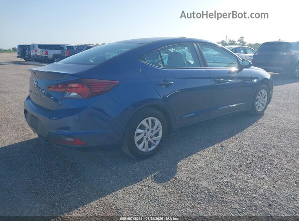 5NPD74LF1LH609481 2020 HYUNDAI ELANTRA Blue Задня права чверть