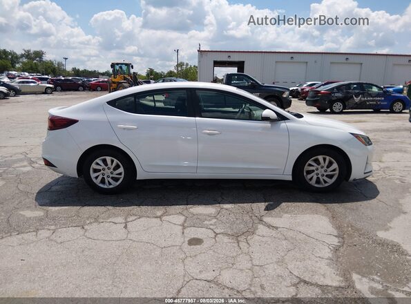 5NPD74LF1LH610193 2020 HYUNDAI ELANTRA White Սալոնի 360 աստիճան տեսք